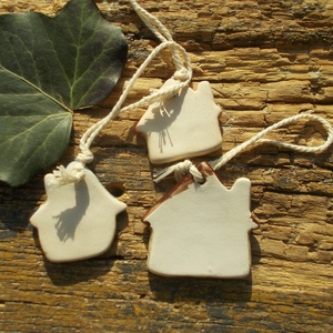 Házikók - karácsony - karácsonyi lakásdekoráció - karácsonyfadíszek - Meska.hu