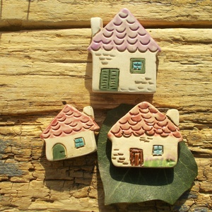 Apró házak - otthon & életmód - ház & kert - kerti dísz - Meska.hu