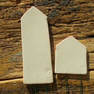 Házikók - karácsony - karácsonyi lakásdekoráció - karácsonyfadíszek - Meska.hu