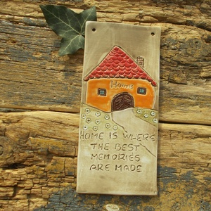 Otthon, falikép  - otthon & életmód - dekoráció - fali és függő dekoráció - falra akasztható dekor - Meska.hu