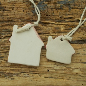 Házikók - karácsony - karácsonyi lakásdekoráció - karácsonyfadíszek - Meska.hu