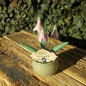 Tavaszi virágok, asztaldísz  - otthon & életmód - dekoráció - asztal és polc dekoráció - asztaldísz - Meska.hu