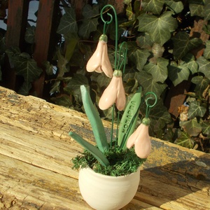 Asztaldísz nőnapra, Otthon & Életmód, Dekoráció, Asztal és polc dekoráció, Asztaldísz, Kerámia, MESKA