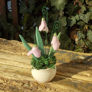 Tavaszi virágok, asztaldísz  - otthon & életmód - dekoráció - asztal és polc dekoráció - asztaldísz - Meska.hu