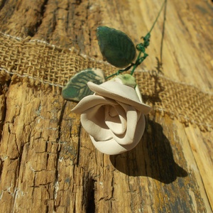 Rózsa levéllel - otthon & életmód - ház & kert - növény & veteményes - Meska.hu