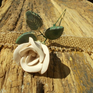 Rózsa levéllel - otthon & életmód - ház & kert - növény & veteményes - Meska.hu