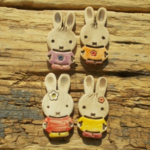 Húsvéti nyuszik, Otthon & Életmód, Dekoráció, Dekoratív figurák és szobrok, Kerámia, MESKA