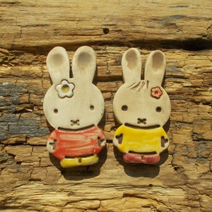 Húsvéti nyuszik - otthon & életmód - dekoráció - dekoratív figurák és szobrok - Meska.hu