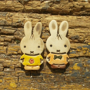 Húsvéti nyuszik és egy kacsa :) - otthon & életmód - dekoráció - dekoratív figurák és szobrok - Meska.hu