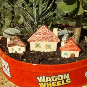 Apró házak - otthon & életmód - ház & kert - kerti dísz - Meska.hu