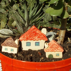 Apró házak - otthon & életmód - ház & kert - kerti dísz - Meska.hu