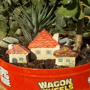 Apró házak - otthon & életmód - ház & kert - kerti dísz - Meska.hu