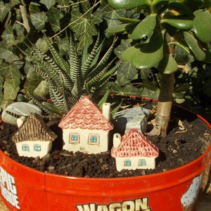 Apró házak - otthon & életmód - ház & kert - kerti dísz - Meska.hu