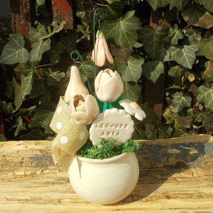 Asztaldísz anyák napjára. - Meska.hu