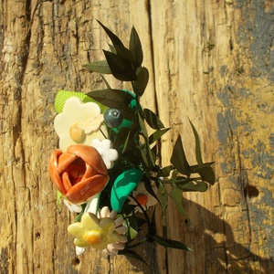 Asztaldísz anyák napjára. - otthon & életmód - virágdekoráció - virágdíszek - virágdísz kaspóban - Meska.hu