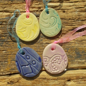 4 db húsvéti tojás - otthon & életmód - dekoráció - dekoratív figurák és szobrok - Meska.hu