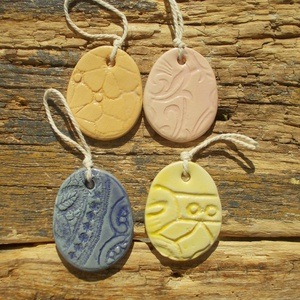 4 db húsvéti tojás - otthon & életmód - dekoráció - dekoratív figurák és szobrok - Meska.hu