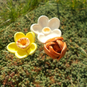 Tavaszi virágok, Otthon & Életmód, Virágdekoráció, Virágok, Szálas virág, Kerámia, MESKA