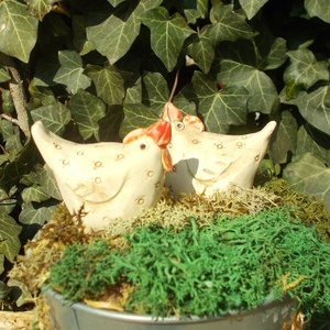 Tyúkocskák - otthon & életmód - dekoráció - dekoratív figurák és szobrok - Meska.hu