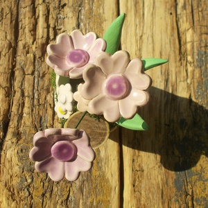 Asztaldísz . - otthon & életmód - virágdekoráció - virágdíszek - virágdísz kaspóban - Meska.hu