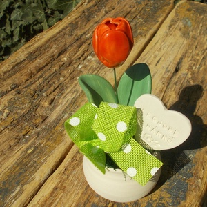 Legjobb tanárnő. - otthon & életmód - virágdekoráció - virágdíszek - virágdísz kaspóban - Meska.hu