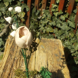 Tulipán gyöngyvirággal - otthon & életmód - virágdekoráció - virágok - szálas virág - Meska.hu