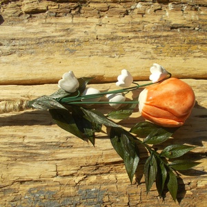 Tulipán gyöngyvirággal - otthon & életmód - virágdekoráció - virágok - szálas virág - Meska.hu