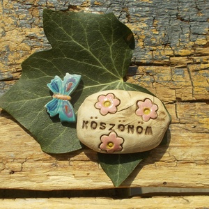 Köszönöm, Otthon & Életmód, Dekoráció, Dekoratív figurák és szobrok, Kerámia, MESKA