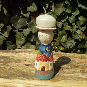 Füstölőtartó lány - otthon & életmód - dekoráció - spiritualitás - füstölő és füstölőtartó - Meska.hu