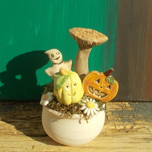 Halloween asztaldísz - otthon & életmód - dekoráció - halloween - halloweeni asztaldísz - Meska.hu
