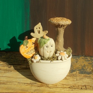 Halloween asztaldísz - otthon & életmód - dekoráció - asztal és polc dekoráció - asztaldísz - Meska.hu