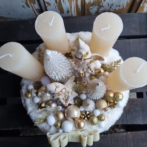 Adventi koszorú - karácsony - adventi díszek - adventi koszorú - Meska.hu