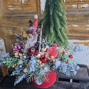 Karácsonyi asztaldísz - karácsony - karácsonyi lakásdekoráció - ünnepi asztaldekoráció - Meska.hu