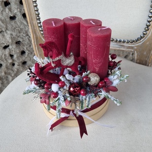 Bordó adventi - Meska.hu