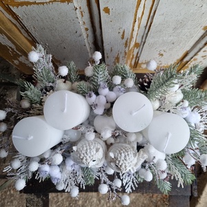 Adventi koszorú - karácsony - adventi díszek - adventi koszorú - Meska.hu