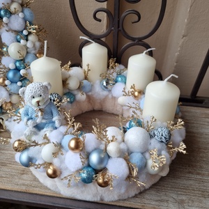 Adventi koszorú és kopogtató - karácsony - adventi díszek - adventi koszorú - Meska.hu