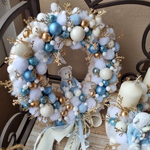 Adventi koszorú és kopogtató - karácsony - adventi díszek - adventi koszorú - Meska.hu