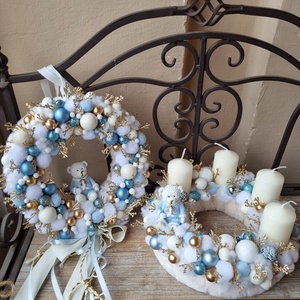 Macis kopogtató - karácsony - karácsonyi lakásdekoráció - karácsonyi ajtódíszek - Meska.hu