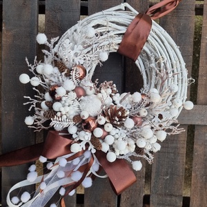 Téli ajtódísz - Meska.hu