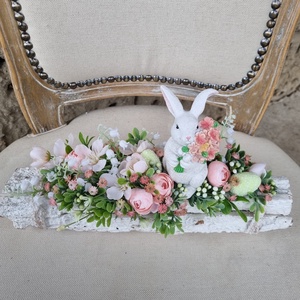 Tavaszi,nyuszis asztaldísz - Meska.hu