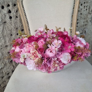 Tavaszi csónak tál asztaldísz - otthon & életmód - dekoráció - asztal és polc dekoráció - asztaldísz - Meska.hu