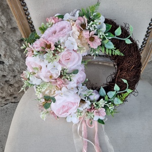 Tavaszi ajtódísz - otthon & életmód - dekoráció - ajtó- és ablak dekoráció - ajtódísz & kopogtató - Meska.hu