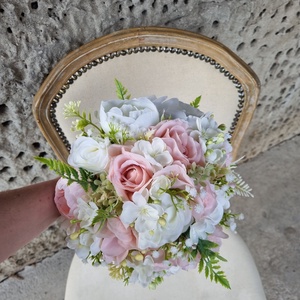 Menyasszonyi csokor púder - esküvő - menyasszonyi- és dobócsokor - Meska.hu