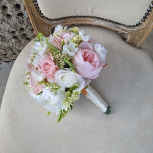 Menyasszonyi csokor púder - esküvő - menyasszonyi- és dobócsokor - Meska.hu