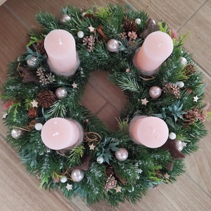 Adventi koszorú - karácsony - adventi díszek - adventi koszorú - Meska.hu