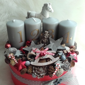 Adventi Box- Piros hangulatban -  - Meska.hu