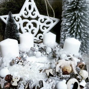 Őzikés Adventi koszorú -  - Meska.hu