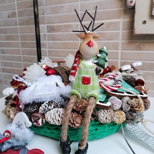 Mókás, adventi koszorú - karácsony - Meska.hu