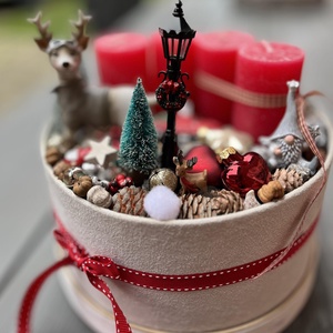 Adventi szarvasos box - Meska.hu