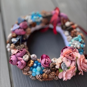 Koszorú, az őszben. - otthon & életmód - dekoráció - virágdísz és tartó - koszorú - Meska.hu